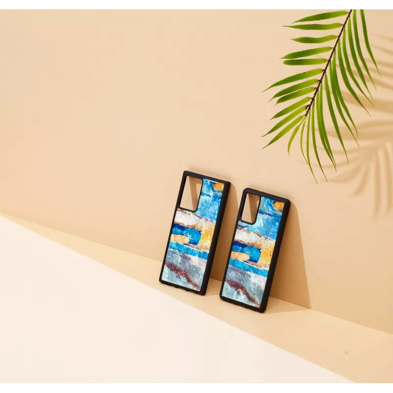 Hoesje iKins voor Samsung Galaxy Note 20, hemelsblauw, slanke fit