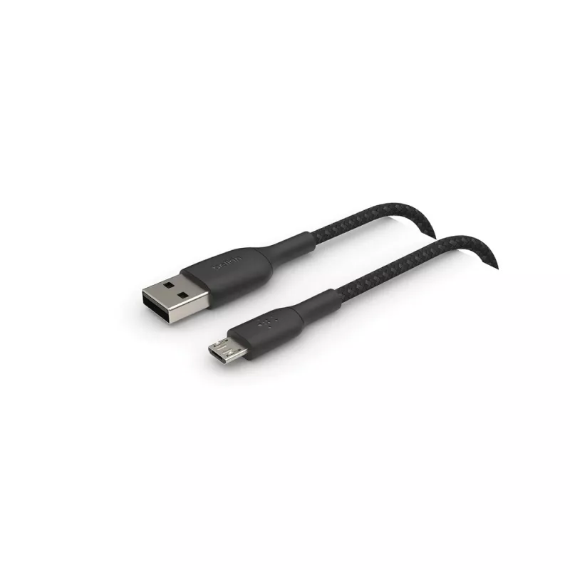 USB-kabel Belkin CAB007bt1MBK 1 m USB A Micro-USB A zwart