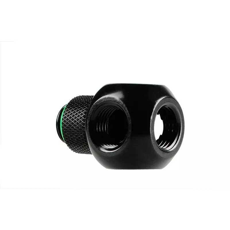BitsPower BP-MBQR-C metalen snelkoppeling voor computer-vloeistofkoeling, messing, zwart