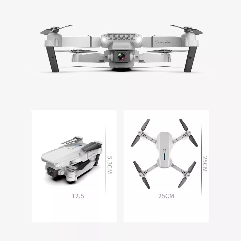 Extralink E88 Pro drone met drie 1800mAh accu's en draagtas
