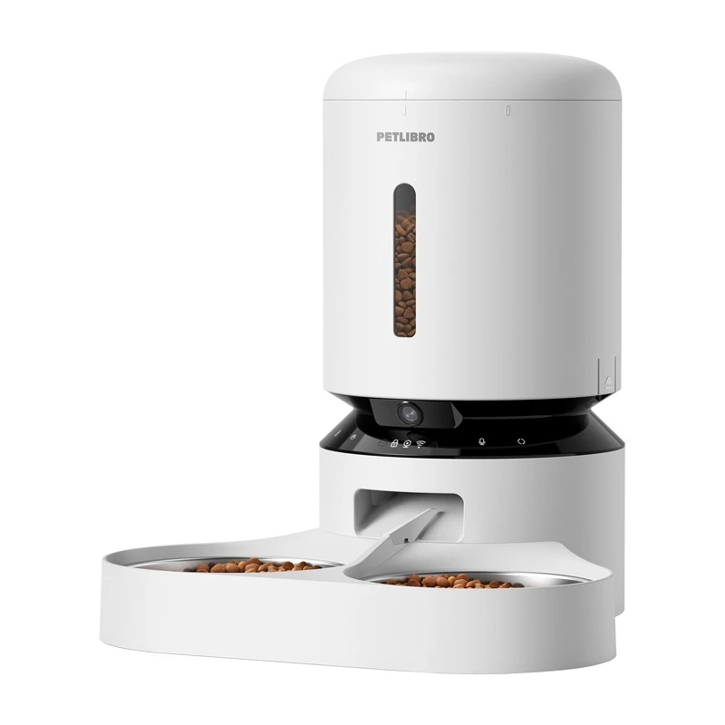 Petlibro Granary voerbak met camera en dubbele bak, 5L (wit)