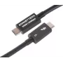 Thunderbolt-kabel Sonnet TCB-TB5-08M, stekker naar stekker, 0,8 m, 80 Gbit/s, zwart