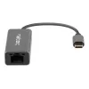 Natec Cricket NNC-1925 USB-C 3.1 Gen 1 naar RJ45 Ethernet-adapter, 1000 Mbit/s, kabel van 15 cm, aluminium, grijs