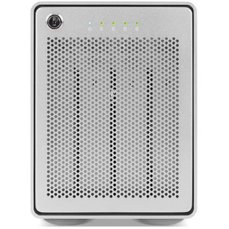 Mercury Elite Pro Quad, schijvenbehuizing zilver, USB 3.2 Gen 2, RAID-klaar