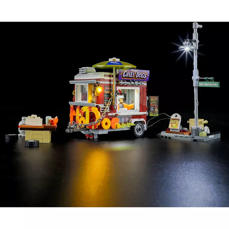 Chili Dog hanger, constructiespeelgoed