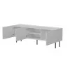 TV-kast Cama LUCCA 3D 165×40×59 cm, wit, spaanplaat bovenkant