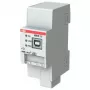 Interface-adapter ABB USB/S1.2 met seriële en USB 2.0-uitgang, 21–30 V ingang, 36×64,5×90 mm, grijs