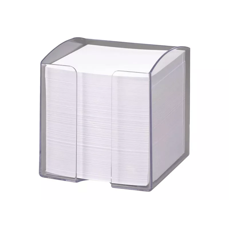 Vierkant transparant blok sterk TREND 105x100x100 mm