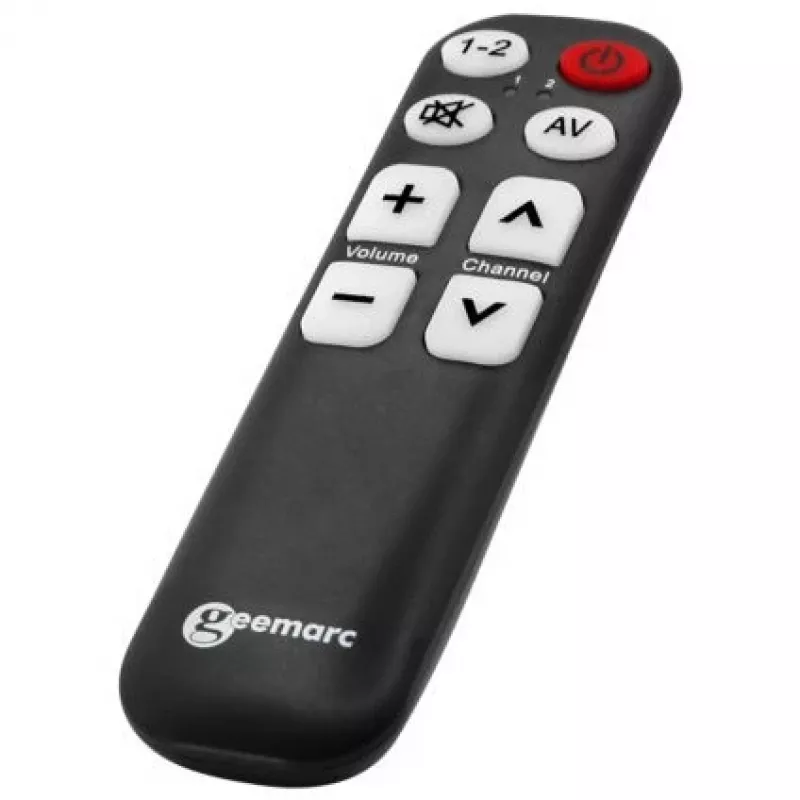 Universele afstandsbediening Geemarc TV-5 grootletter met leermodus