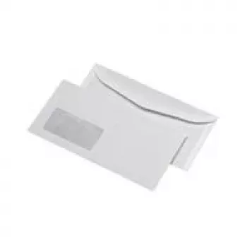 Envelop MAILmedia 20233/0 C6/5 wit 114 x 229 mm met venster
