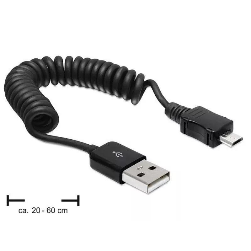 USB-kabel DeLOCK USB 2.0-A/USB micro-B 0,6 m