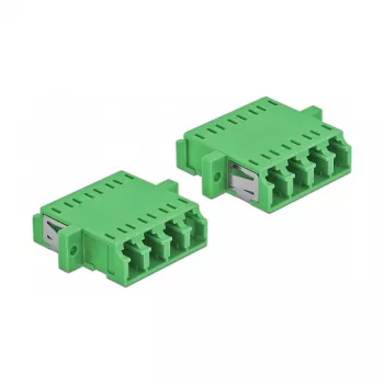 Glasvezelkoppeling DELOCK 86539 LC bus-bus, groen, 2-pack