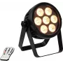 LED-spot EUROLITE 7C-7 Silent slank 7W RGB – 7W RGB LED-verlichtingsarmatuur