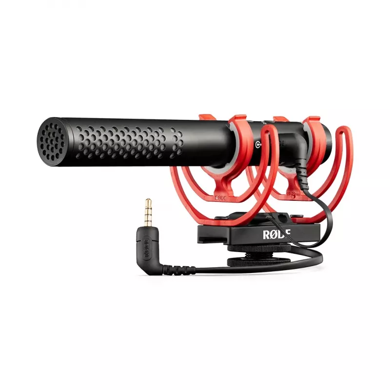 RØDE VIDEOMIC NTG microfoon zwart, oranje digitale cameramicrofoon