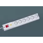 Overspanningsbeveiliging Lestar LX 610 1L 3,0 m grijs — Lestar stekkerdoos met 1 stopcontact, 3,0 m kabel
