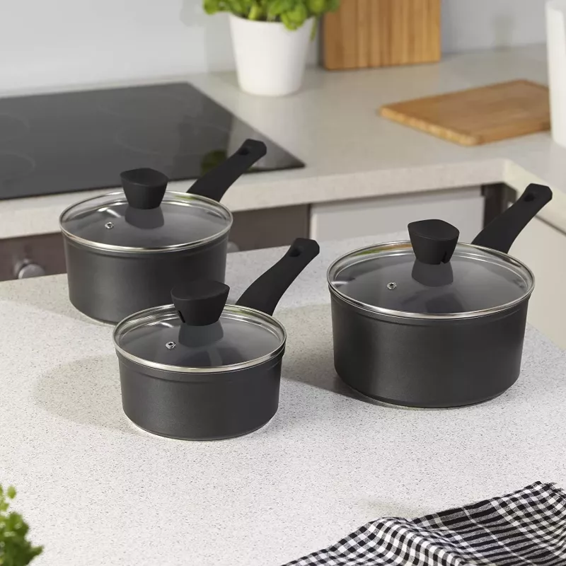 Pannenset Russell Hobbs RH01706EU, 3-delig, parelglans afwerking