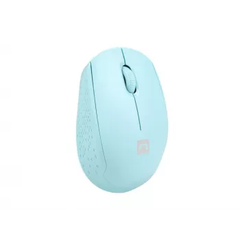Draadloze ambidextreuze muis NATEC STORK – Bluetooth + USB Type-A, 1600 DPI, 3 knoppen, lichtblauw
