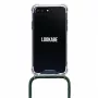 Telefoonhanger-hoesje Lookabe voor iPhone 7/8 Plus — goud met groen bandje