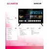 24 inch SENCOR SLE 24S803B HD Ready SMART TV met webOS, Wi-Fi, Bluetooth, DVB-T2/C/S2, 1366×768