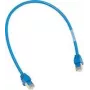 Ethernet-patchkabel Hager ZZ45WAN100, RJ-45 naar RJ-45, blauw, 1 m