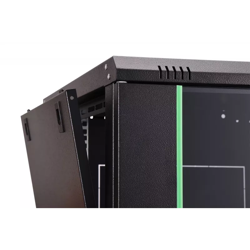 Wandgemonteerde 19-inch rackbehuizing DIGITUS Dynamic-N DN-37103 — 7U, 600x600 mm, IP20, ongemonteerd, zwart