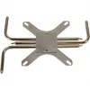 Koelblok Inter-Tech IP-3, koper, zilver, 165x100x12 mm