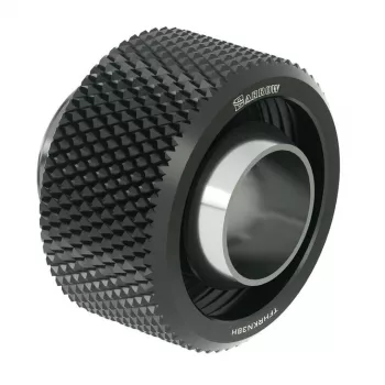 Barrow compressiefitting - 16/10mm, zwart