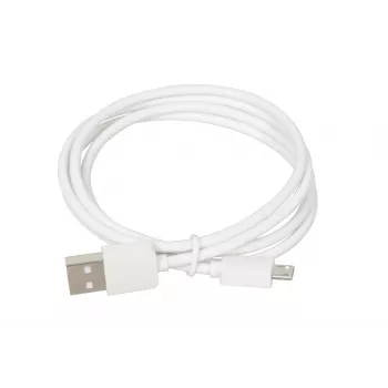 Oplader iBOX C-41 USB 2A, 1 USB-poort, microUSB-kabel, wit
