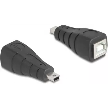 Kabelkoppeladapter DeLOCK 67200 Mini-USB naar USB Type-B, zwart