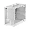 Computerbehuizing DeepCool CH160 PLUS WH small form factor wit, microATX, gehard glas, USB-C