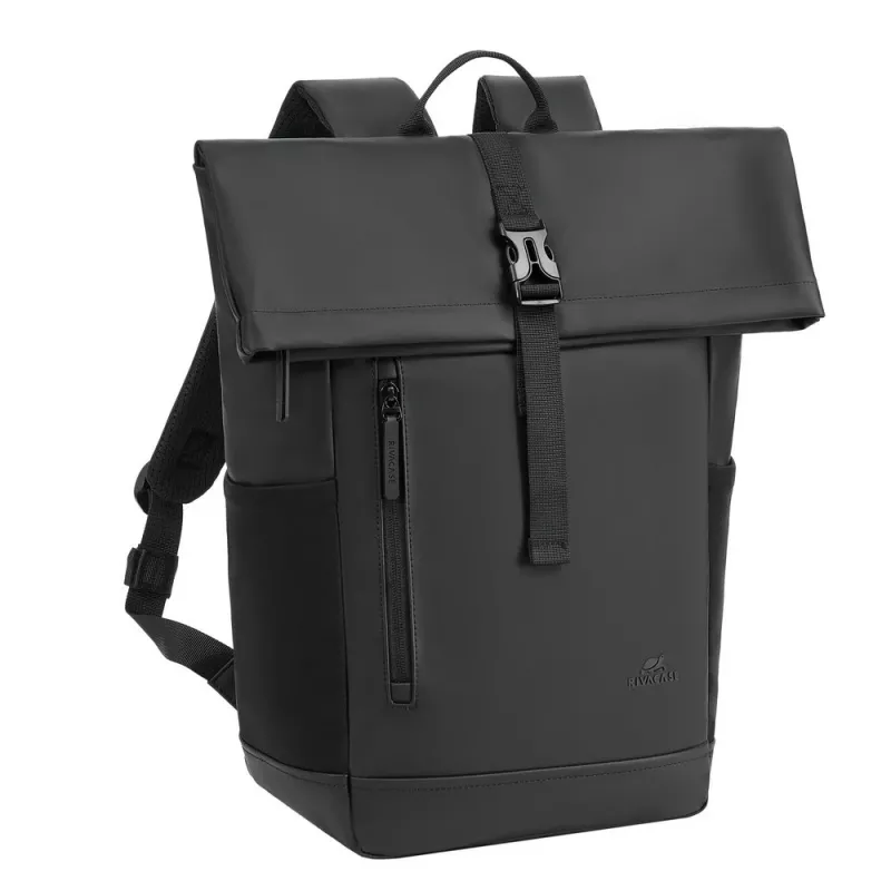 Rugzak Rivacase 7826 Eden 14 ECO zwart rolltop voor 14-inch laptops