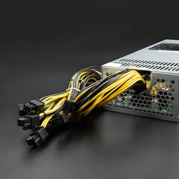 Qoltec 50177 PCI-E-voeding Smart 1600W | 80 Plus Gold - Data Mining