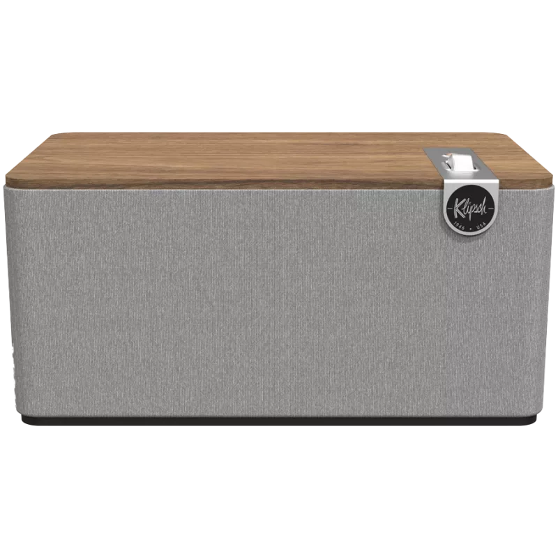 Klipsch the Three Plus premium Bluetooth-luidsprekersysteem walnoot USB RCA...