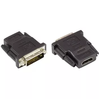 GoodConnections HDMI > DVI-D 24+1 (BU-ST) adapter zwart (HDMI-DVI)