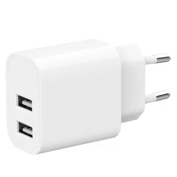 Oplader Gembird TA-UC-2A12-01 indoor AC 2.4A 2 USB wit