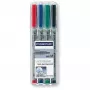 Marker Staedtler 315 WP4 Zwart Blauw Groen Rood