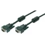 VGA-kabel LogiLink CV0017 15m D-Sub zwart