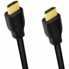 LogiLink CH0100 Premium High Speed HDMI-kabel met Ethernet, HDMI 2.0 type A male–male, 4K 60 Hz, 18 Gbit/s, 1 m, zwart