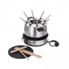 Severin FO 2471 fondue- en crêpecombinatie, zwart/roestvrij staal
