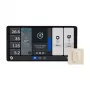 Dual Control Panel Shelly Wall Display X2 WiFi/BLU (zilver) + BLU H&T