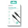 AUKEY CB-MCC102 USB-kabel 1,8 m USB-C zwart 480 Gbit/s