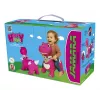 Springdier Jamara HoppyDoo Dino met vleugels roze met pomp 466008