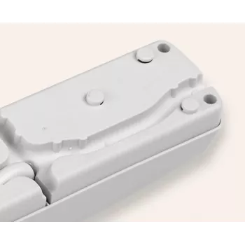 HSK DATA Acar F5 5m stroomverlenging 5 stopcontacten binnen/buiten grijs