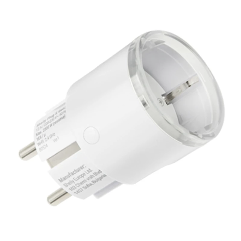 Smart-stekkerdoos-set Shelly Plug S MTR Gen3 — 5 stuks, 12A, wit