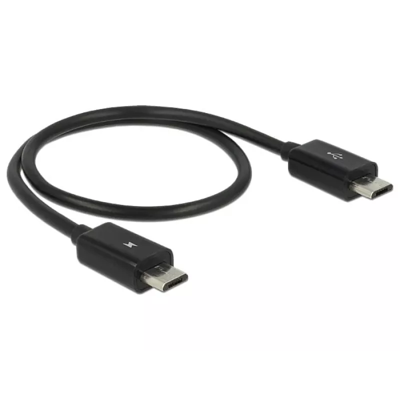 USB-kabel DeLOCK 83570 USB 2.0 0,3 m USB B Zwart