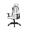 Gamingstoel Arozzi Torretta SoftPU — wit, soft-PU bekleding, verstelbare armleuningen, kantelbare rugleuning