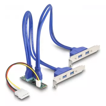 DeLOCK 61066 interne USB 3.2 Gen 1 adapter M.2 stekker zwart