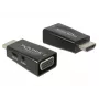 Adapter DeLOCK 65901 HDMI A naar VGA & 3,5 mm audio zwart