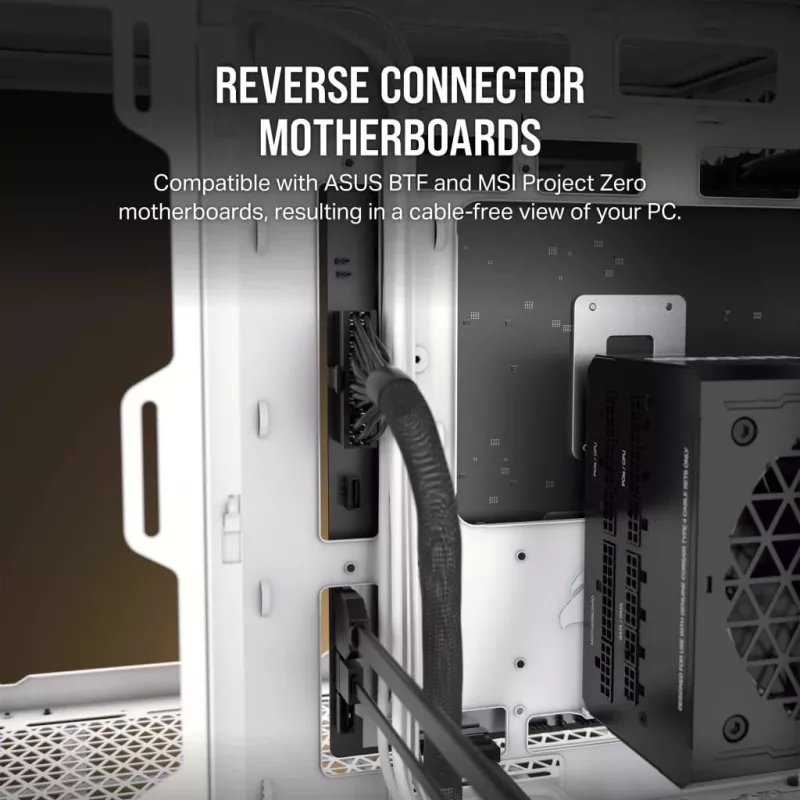 Corsair 2500D AIRFLOW Micro ATX Dual Chamber pc-behuizing – wit CC-9011264-WW