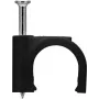 Goobay Kabelclip 12 mm, zwart (64684)